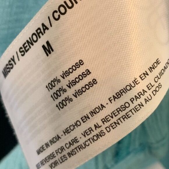 Nine West Jeans Ombre 3/4 Sleeve Blouse - Picture 5 of 10